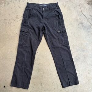 Carhartt BN5461 Ripstop Cargo Double Front Pant 31x32 Black Double Knee